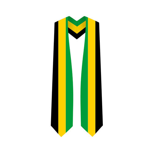 Jamaica Graduation Stole - Jamaican Flag Sash