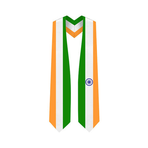 India Graduation Stole - India Flag Sash