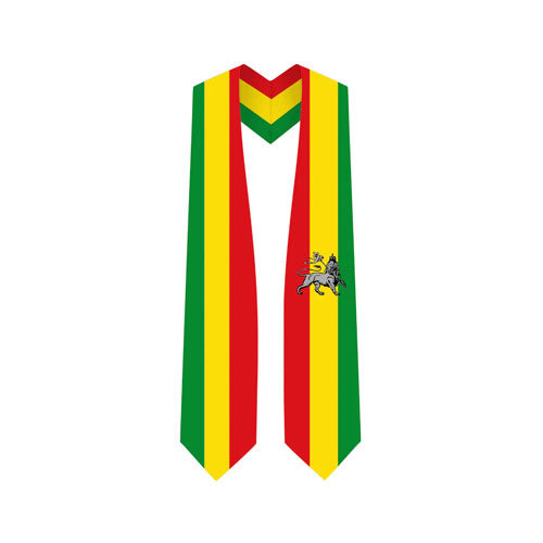 Ethiopia Graduation Stole - Ethiopia Flag Sash