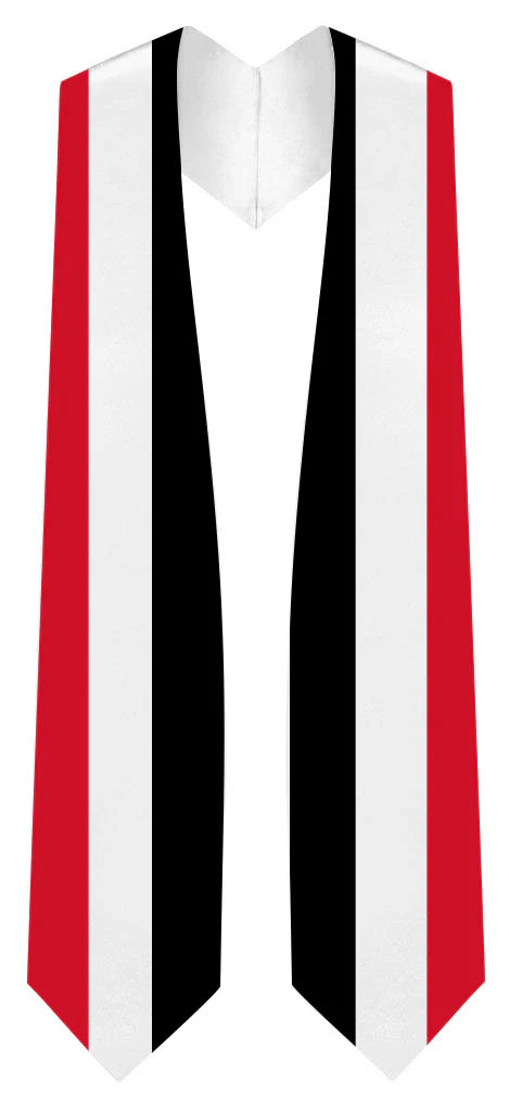 Yemen Graduation Sashes | Custom & Personalized Yemen Flag Sashes