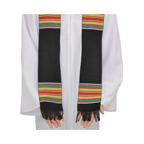 Ready to Customize Graduation Kente Stole, Handwoven Kente Sash Cloth