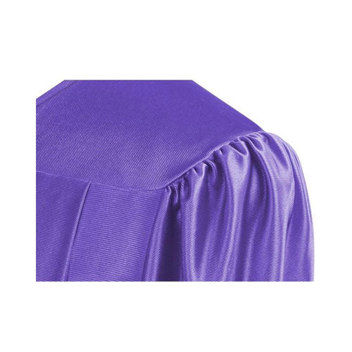 Shiny Purple Bachelors Cap & Gown - College & University