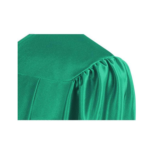 Shiny Emerald Green Bachelors Cap & Gown - College & University