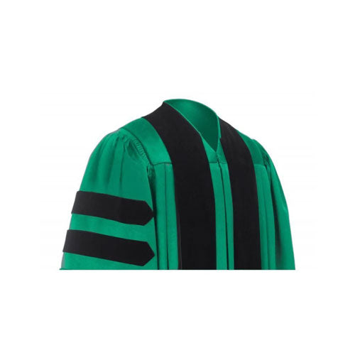 Deluxe Emerald Doctoral Gown
