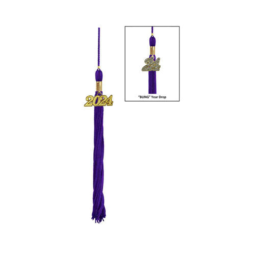 Shiny Purple Bachelors Cap & Gown - College & University