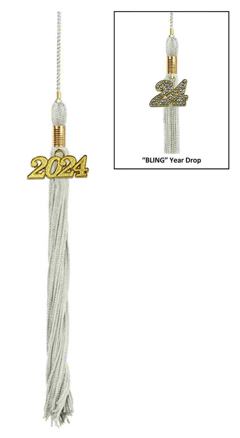 Silver Graduation Tassel - College & High School Tassels