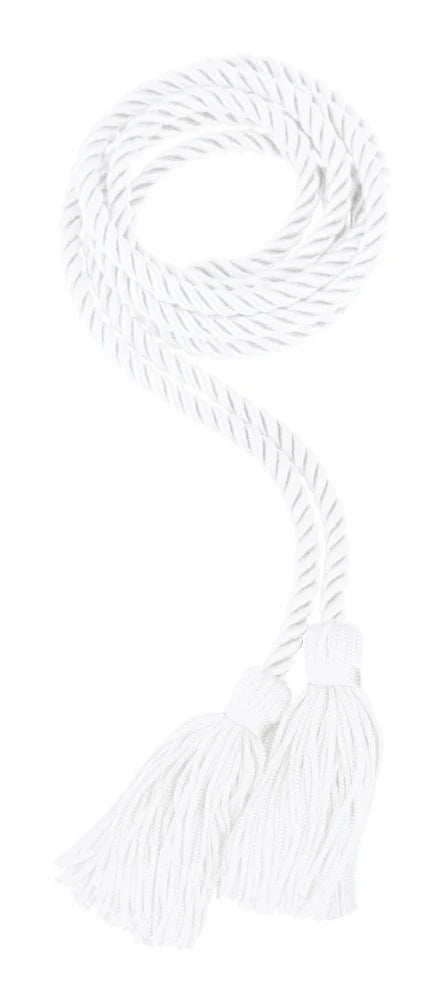 White Graduation Honor Cord - College & High School Honor Cords