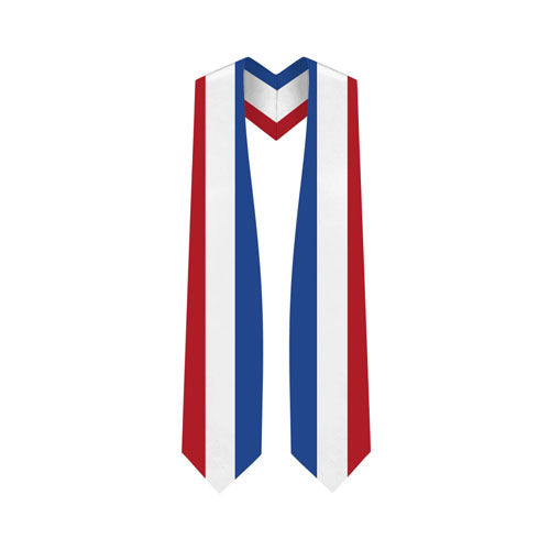 Netherlands Graduation Stole - Netherlands Flag Sash