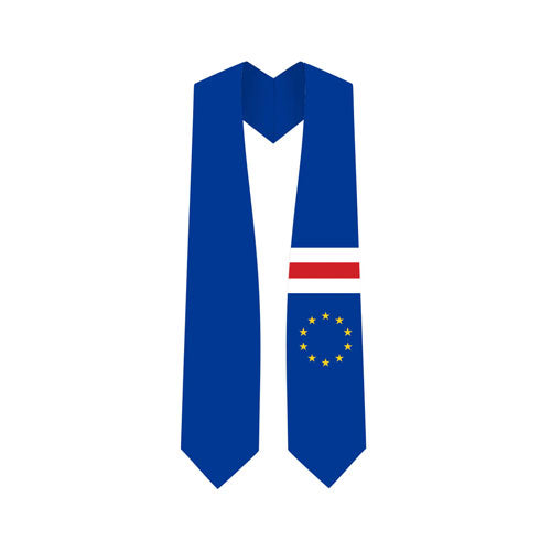 Cape Verde Graduation Stole - Cape Verde Flag Sash