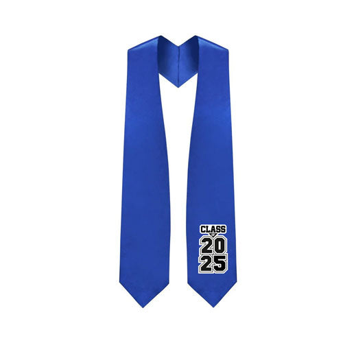 Royal Blue "Class of 2024" Graduation Stole