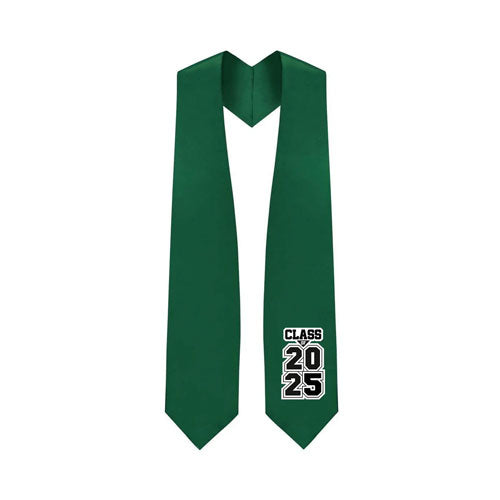 Hunter Green "Class of 2024" Graduation Stole