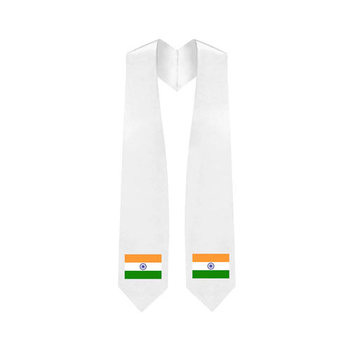 India Embroidered Patch Stole - Indian Flag Patch Sash