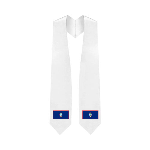 Guam Embroidered Patch Stole - Guam Flag Patch Sash