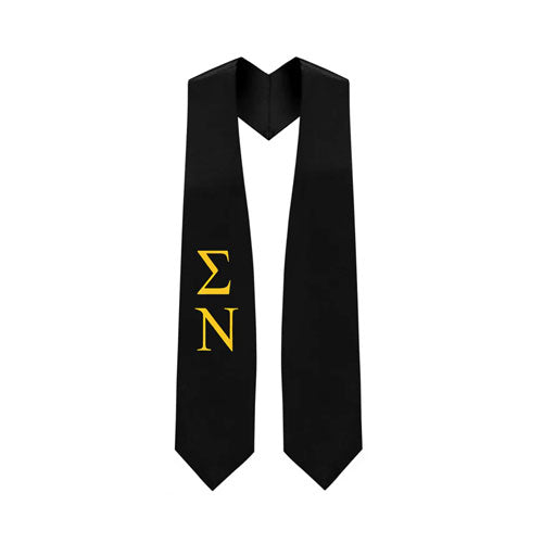 Sigma Nu Greek Lettered Stole