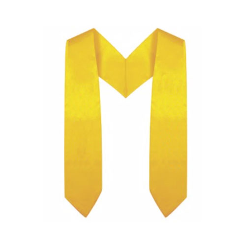 Gold Preschool / Kindergarten Graduation Stole