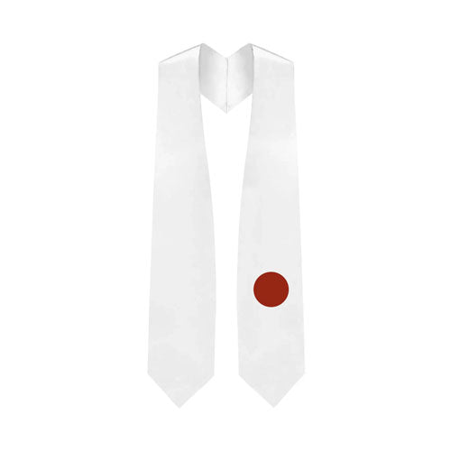 Japan Graduation Stole - Japan Flag Sash