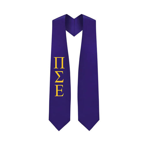 Pi Sigma Epsilon Greek Lettered Stole