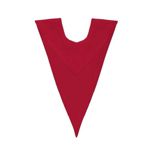 Red Graduation V Stole