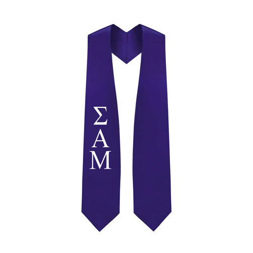 Sigma Alpha Mu Greek Lettered Stole