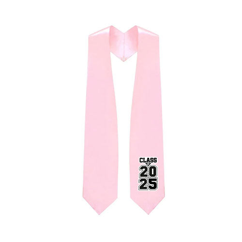 Pink "Class of 2024" Graduation Stole
