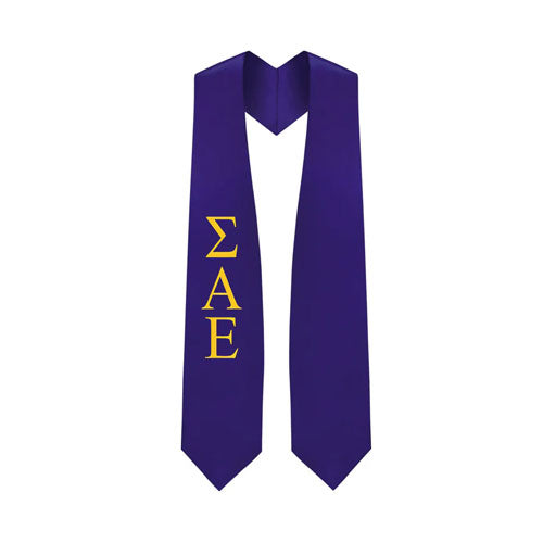 Sigma Alpha Epsilon Greek Lettered Stole