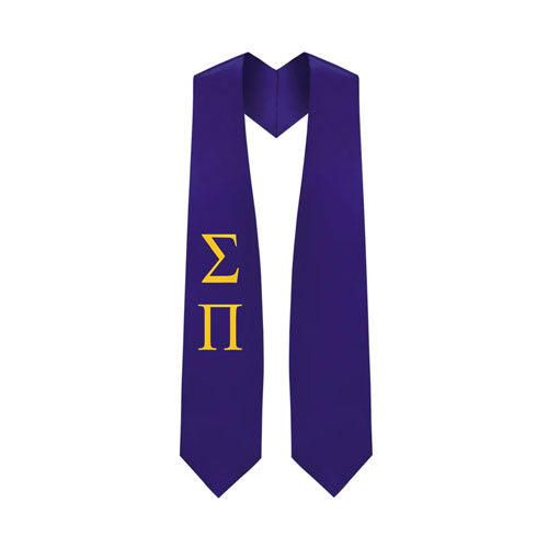 Sigma Pi Greek Lettered Stole