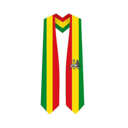 Ethiopia Graduation Stole - Ethiopia Flag Sash