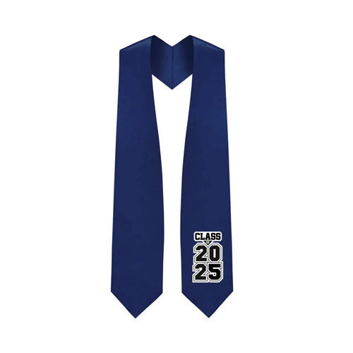 Navy "Class of 2024" Graduation Stole