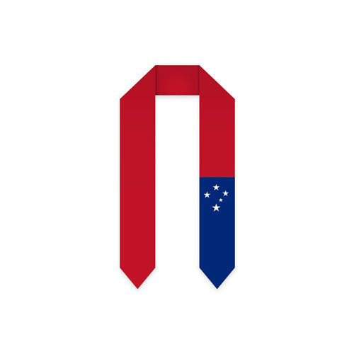 Samoa Graduation Stole - Samoa Flag Sash