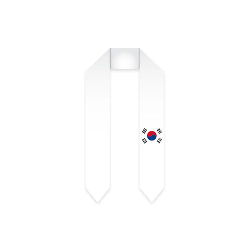 Korea Graduation Stole - South Korean Flag Sash