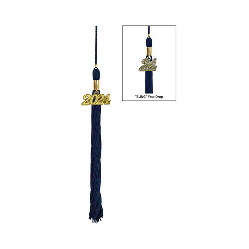 Shiny Navy Blue Bachelors Cap & Gown - College & University