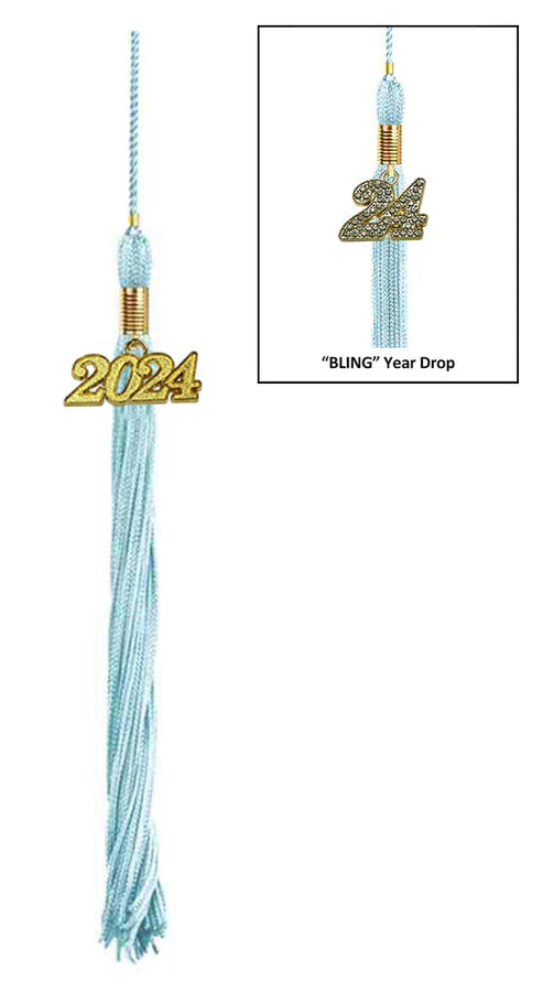 Light Blue Graduation Tassel - College & High School Tassels