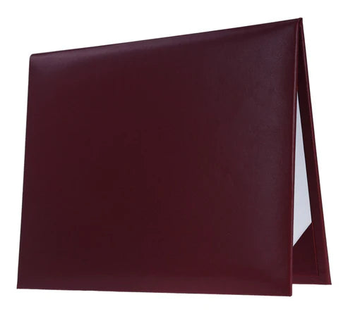 Maroon Graduation Diploma Cover - High School Diploma Covers